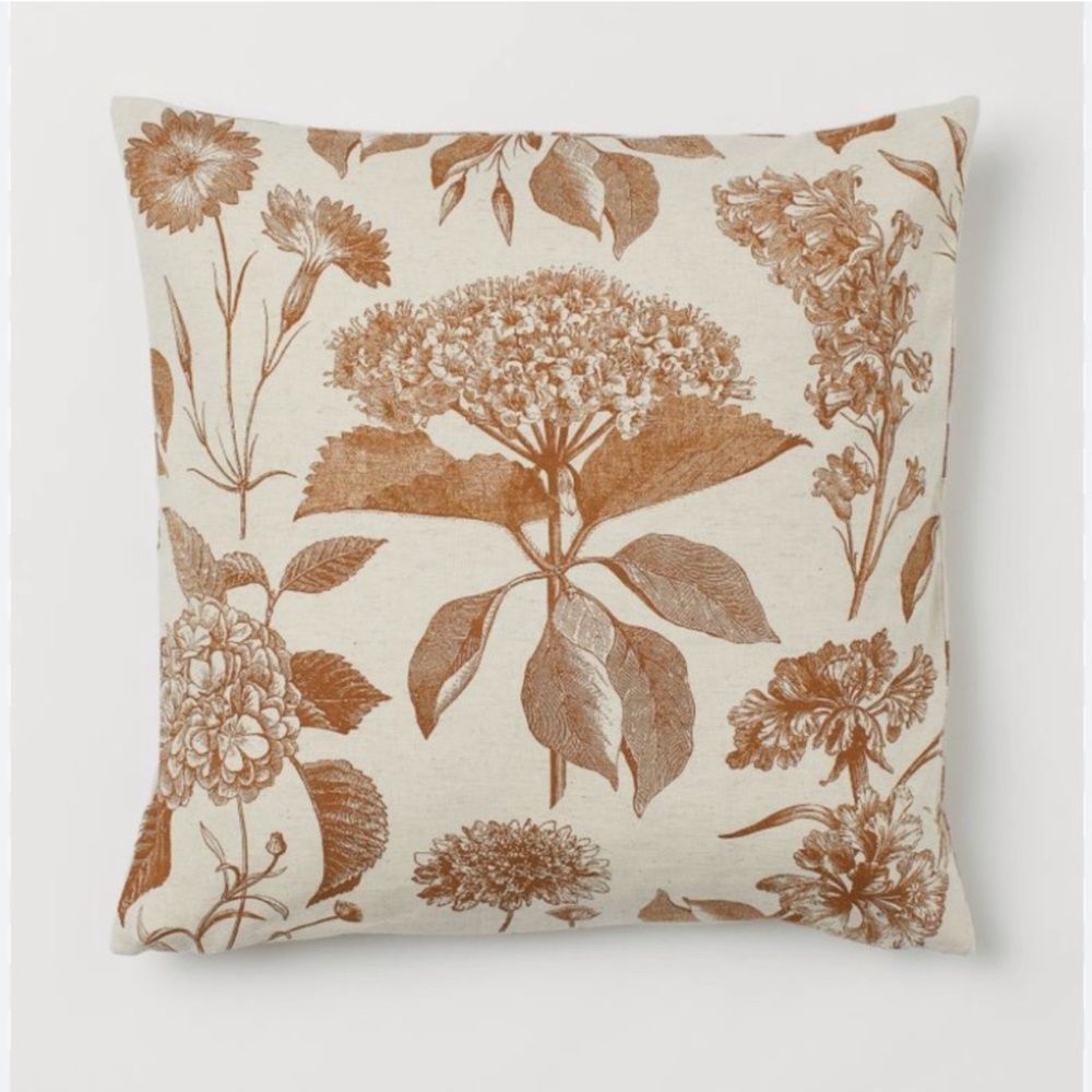 H&M Floral Print Cushion Cover